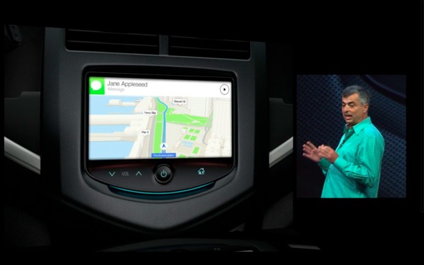 Apple Maps im Auto (Bild: Apple/Screenshot: Golem.de)